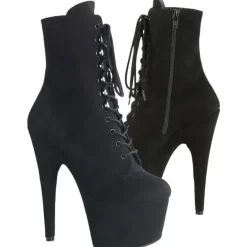 Pleaser ADORE-1020FS Boots Faux Suede Black
