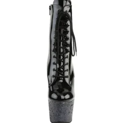 Pleaser ADORE-1020LG Boots Black Glitter