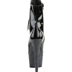 Pleaser ADORE-1020LG Boots Black Glitter