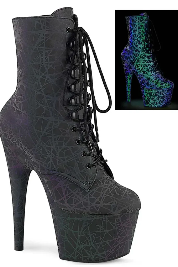 Pleaser ADORE-1020REFL Reflective Boots