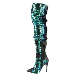 Pleaser COURTLY 3011 Boots Green