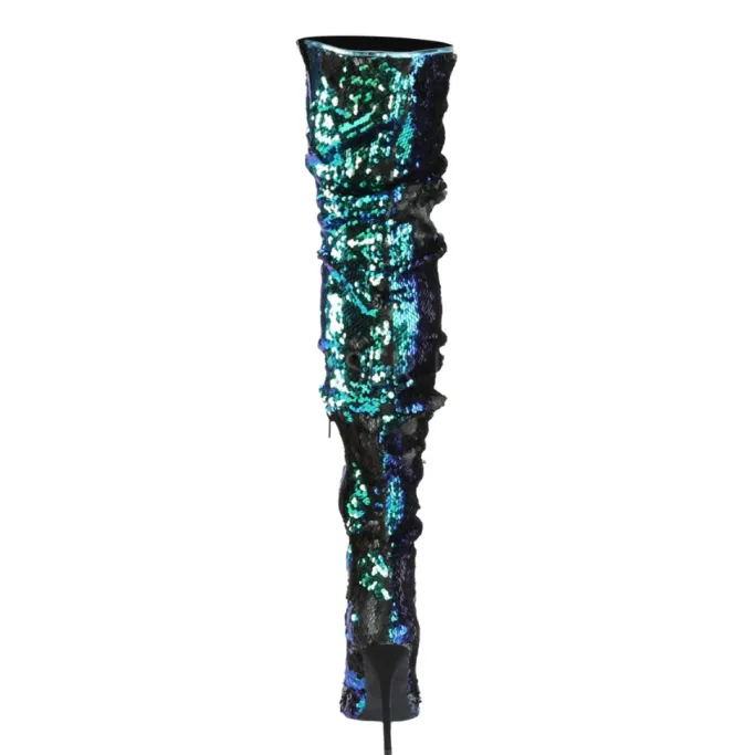 Pleaser COURTLY 3011 Boots Green