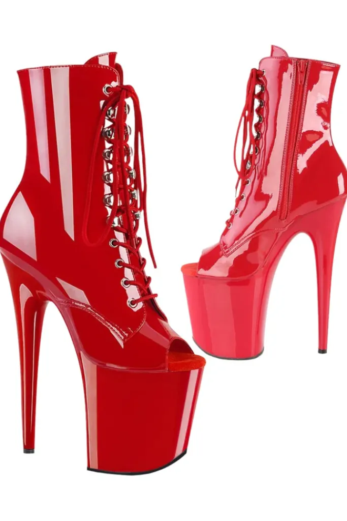 Pleaser FLAMINGO-1021 Boots Red