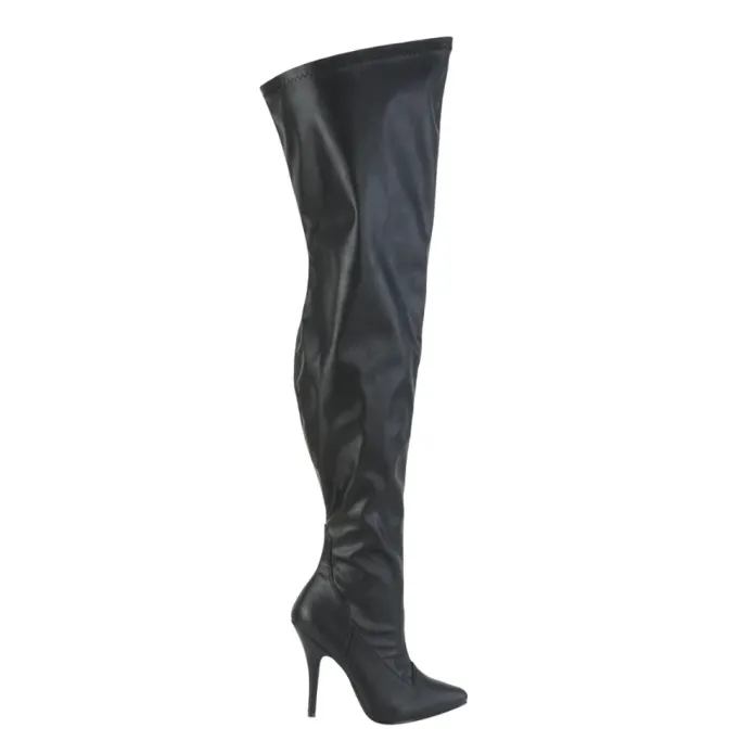 Pleaser Pink Label SEDUCE-3000WC Boots Matte WIDE CALF