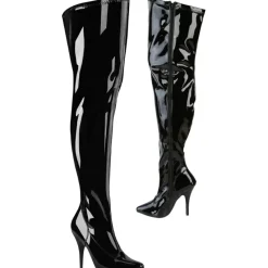 Pleaser Pink Label SEDUCE-3000WC Boots WIDE CALF
