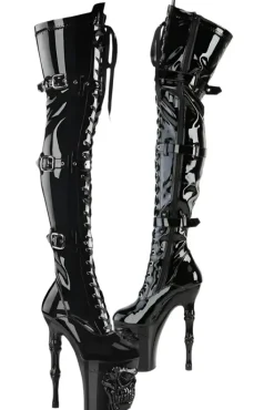 Pleaser Rapture 3028 Patent Boots