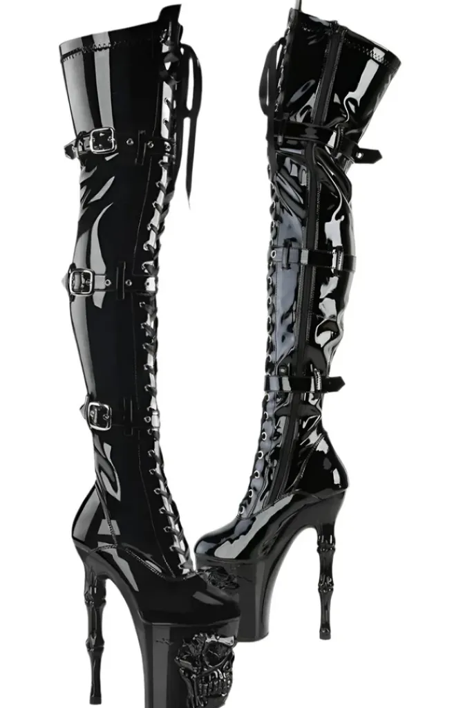 Pleaser Rapture 3028 Patent Boots