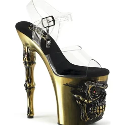 Pleaser Rapture 808-LT Brass Shoes
