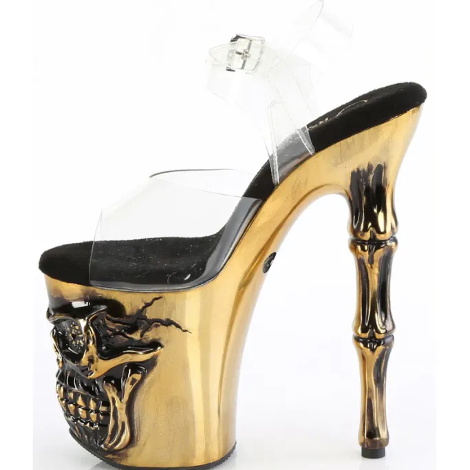 Pleaser Rapture 808-LT Brass Shoes