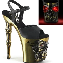 Pleaser Rapture 809-LT Brass Shoes