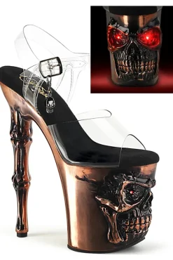 Pleaser Rapture 808-LT Copper Shoes