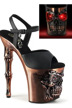 Pleaser Rapture 809-LT Copper Shoes