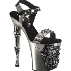 Pleaser Rapture 812-LT Pewter Shoes
