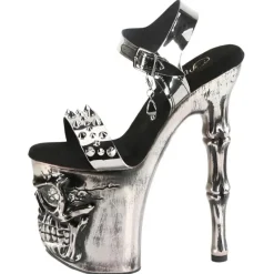 Pleaser Rapture 812-LT Pewter Shoes