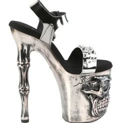 Pleaser Rapture 812-LT Pewter Shoes