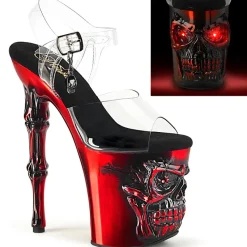 Pleaser Rapture 808-LT Red