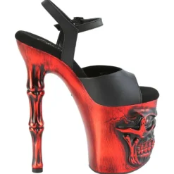 Pleaser Rapture 809-LT Red Shoes