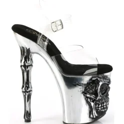 Pleaser Rapture 808-LT Shoes Pewter