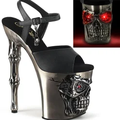Pleaser Rapture 809-LT Shoes Pewter