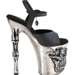 Pleaser Rapture 809-LT Shoes Pewter