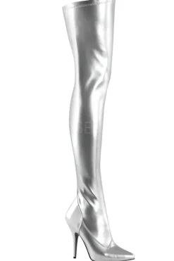 Pleaser SEDUCE 3000 Boots Silver
