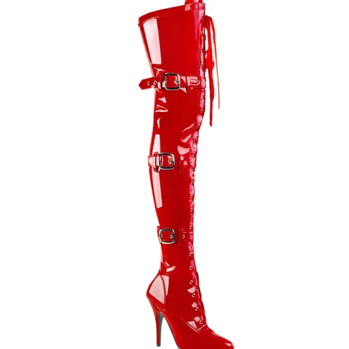 Pleaser SEDUCE-3028 Boots Red