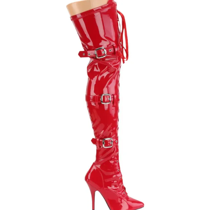Pleaser SEDUCE-3028 Boots Red