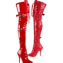 Pleaser SEDUCE-3028 Boots Red