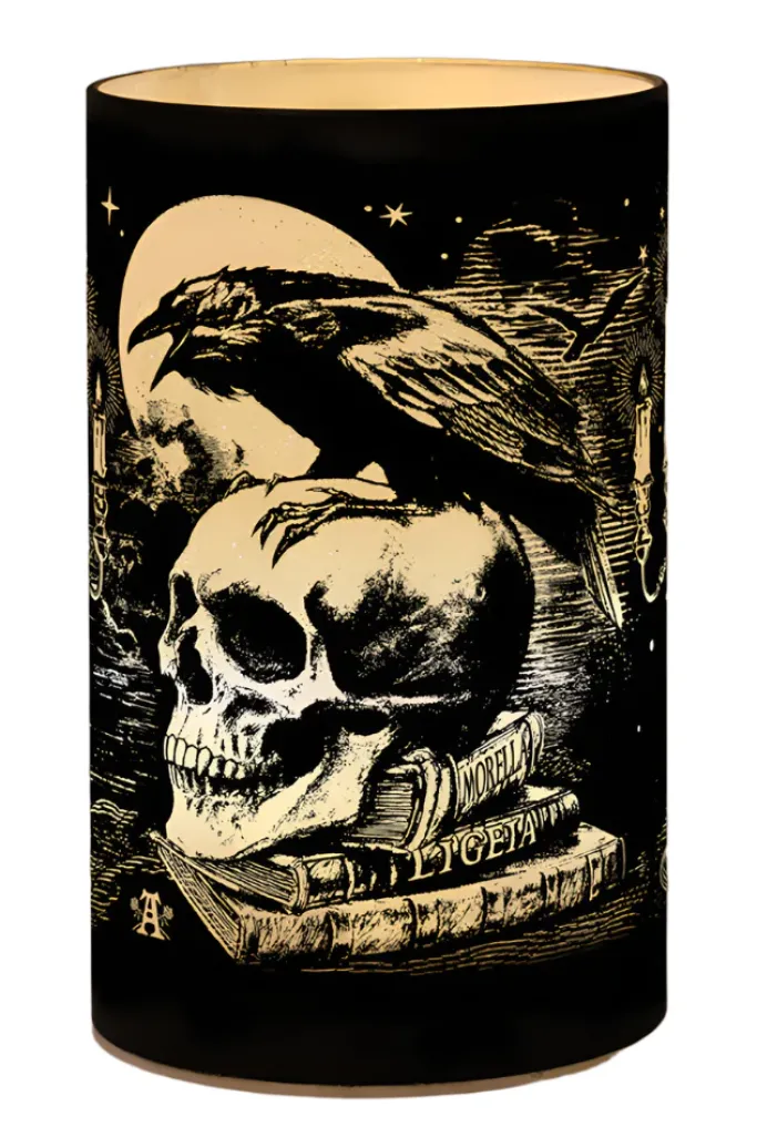 Alchemy Gothic Poe's Raven Lantern