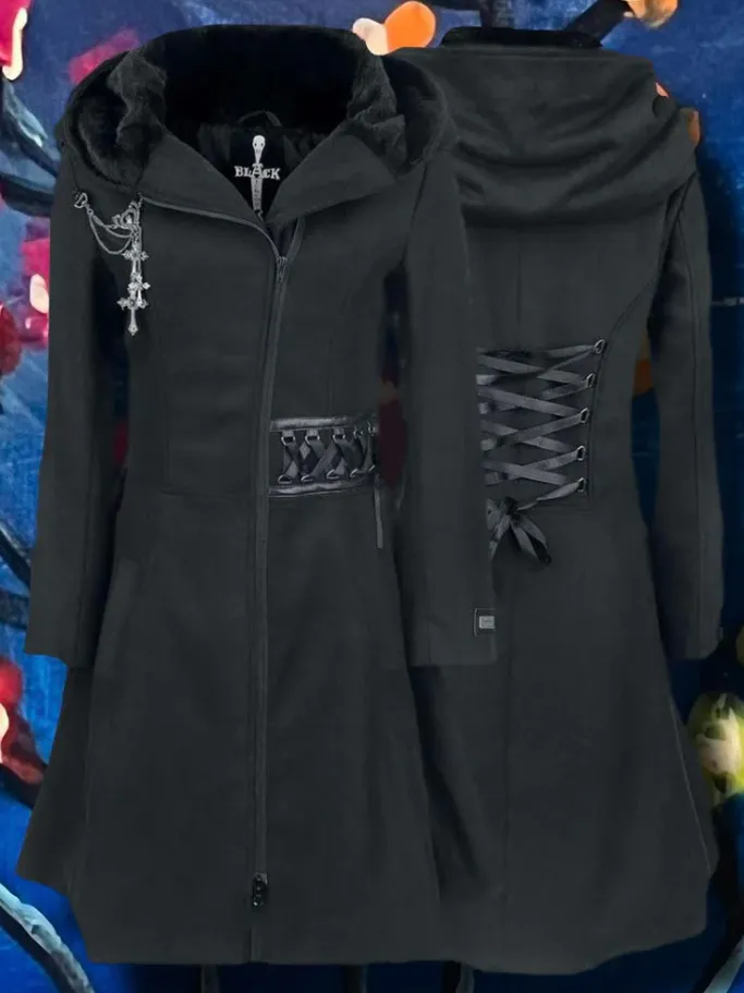 Innocent Clothing Poizen Alchemy Black Tears Coat