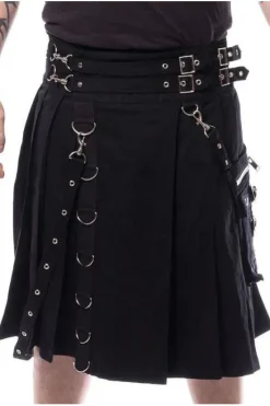 Innocent Clothing Poizen Chemical Black Calle Kilt