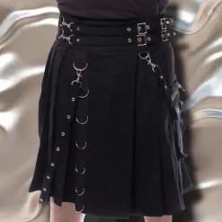 Innocent Clothing Poizen Chemical Black Calle Kilt