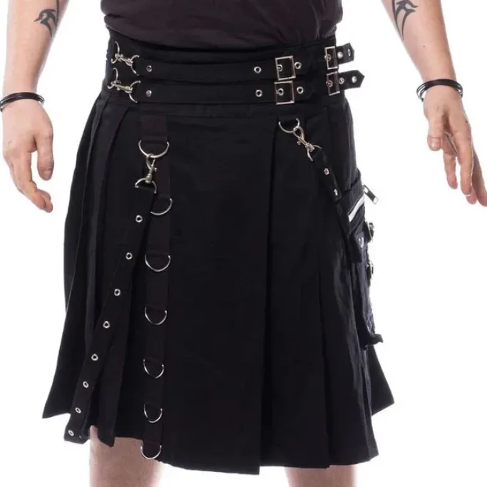 Innocent Clothing Poizen Chemical Black Calle Kilt