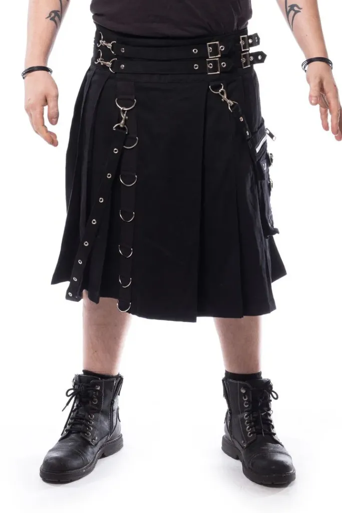 Innocent Clothing Poizen Chemical Black Calle Kilt
