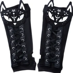 Innocent Clothing Poizen Dark Kitty Armwarmers