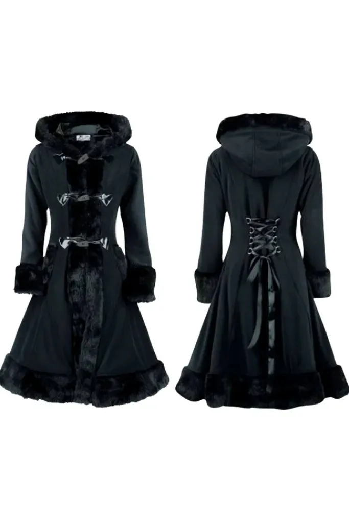 Innocent Clothing Poizen Minx Coat Black