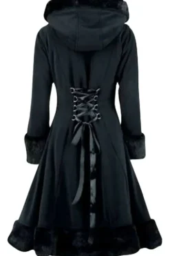 Innocent Clothing Poizen Minx Coat Black