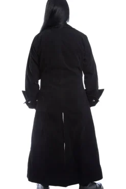 Innocent Clothing Poizen Quentin Coat Black Velvet (S)