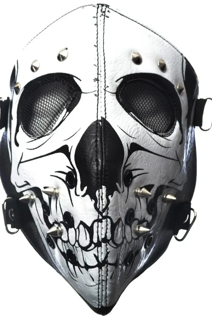 Innocent Clothing Poizen White Skull Full Face Mask