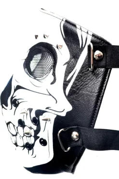 Innocent Clothing Poizen White Skull Full Face Mask