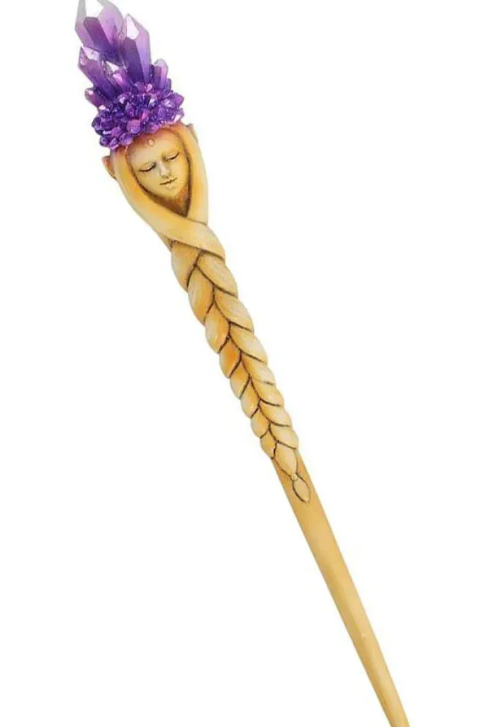 Something Different Purple Crystal Goddess Wand
