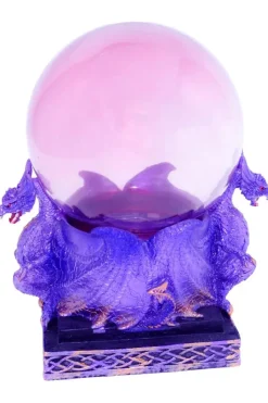Alternative Gifts Purple Dragon with LED Glass Ball