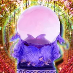 Alternative Gifts Purple Dragon with LED Glass Ball