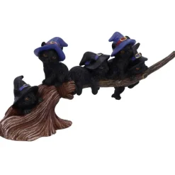 Nemesis Now Purrfect Broomstick Cats