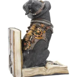 Nemesis Now Purring Pioneer Steampunk Cat Bookend