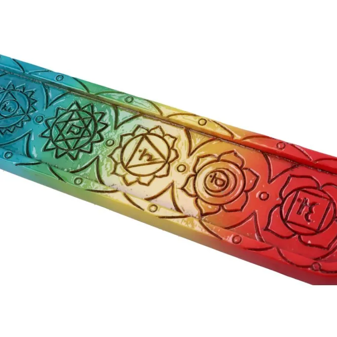 Nemesis Now Rainbow Chakra Incense Burner