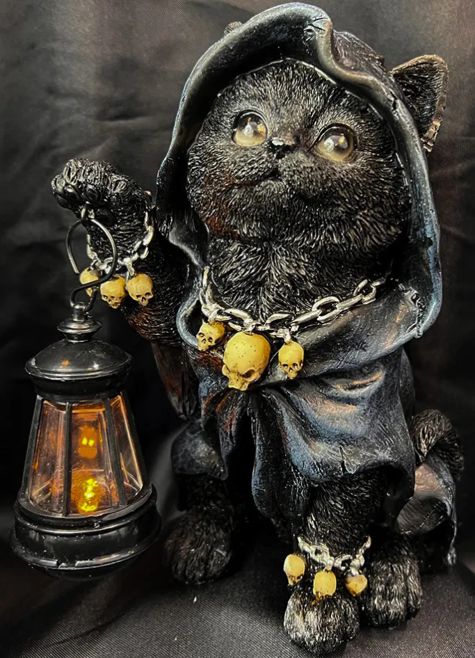 Nemesis Now Reapers Feline Lantern