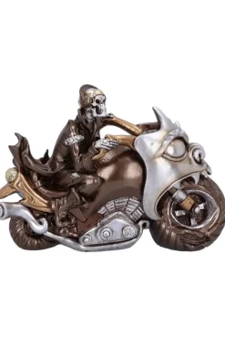 Nemesis Now Rebel Rider Bronze Skeleton Biker Figurine