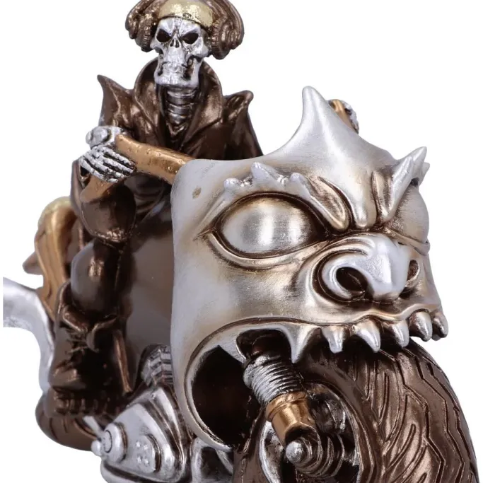 Nemesis Now Rebel Rider Bronze Skeleton Biker Figurine