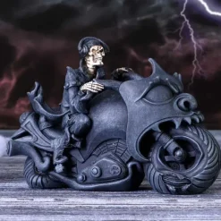 Nemesis Now Rebel Rider Skeleton Biker Figurine Black